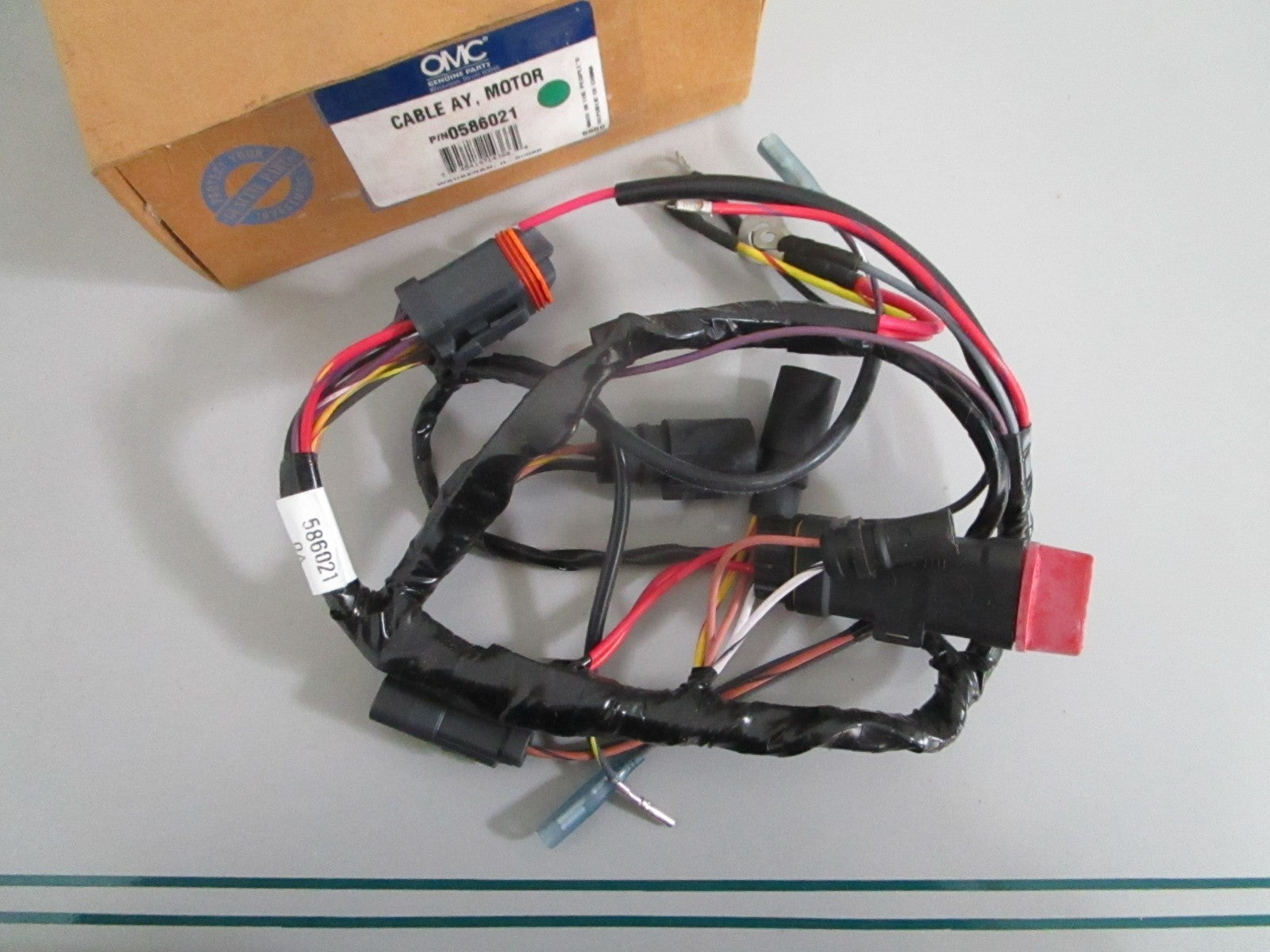 NEW OEM 586021 0586021 OMC Johnson Evinrude Motor Cable Assy 0820