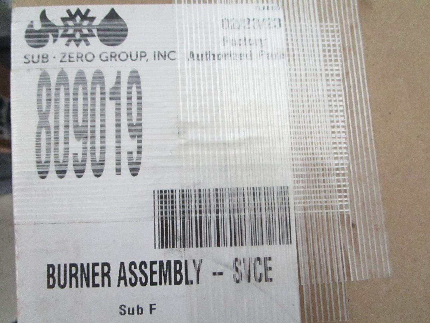 *NEW OEM* 0820 WOLF Burner Assy 80919