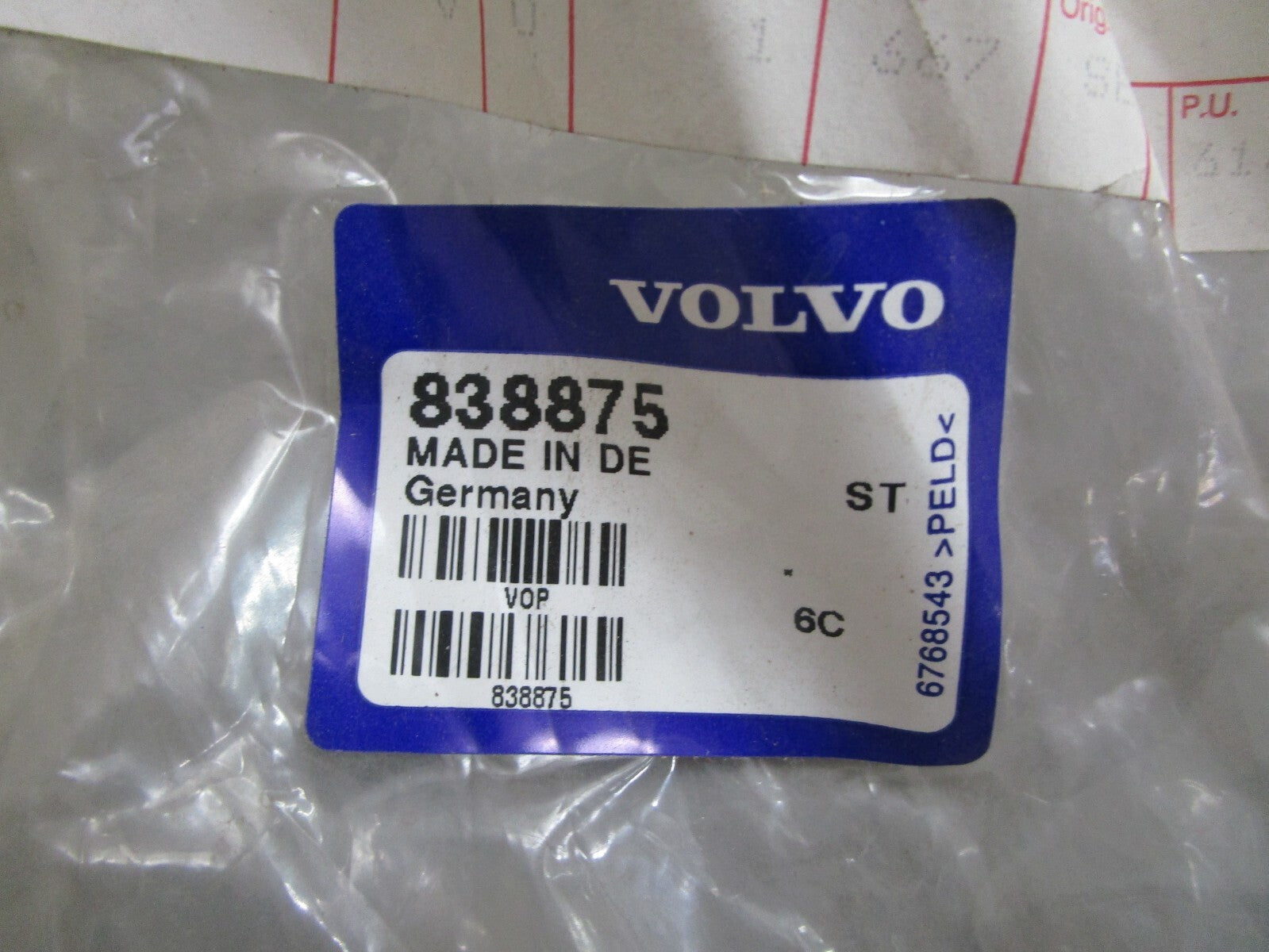 *NEW OEM* 0820 Volvo Penta Delivery Pipe 838875