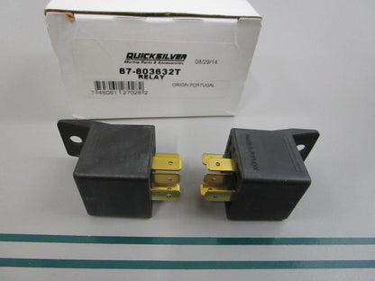 NEW OEM (LOT OF 2) 87-803632T Mercury Quicksilver Relay 0810