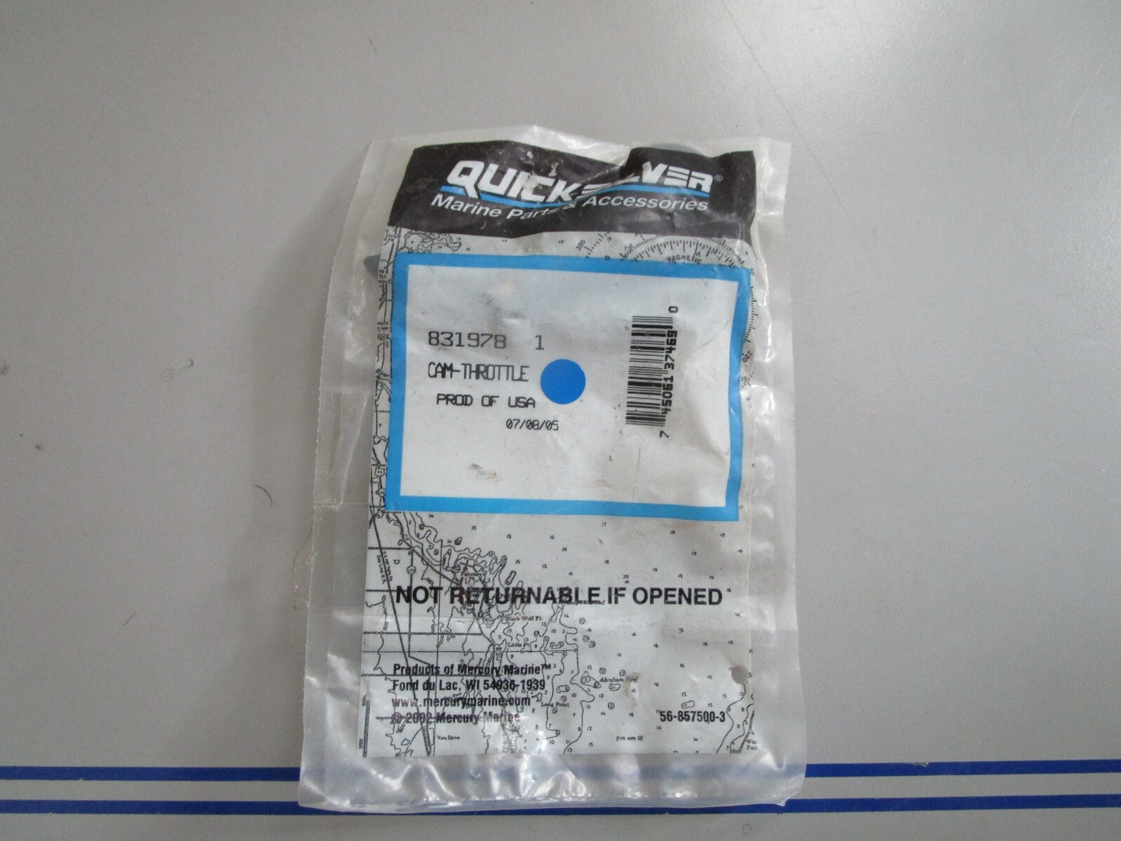 *NEW OEM* 0810 Mercury Quicksilver Throttle Cam 8319781