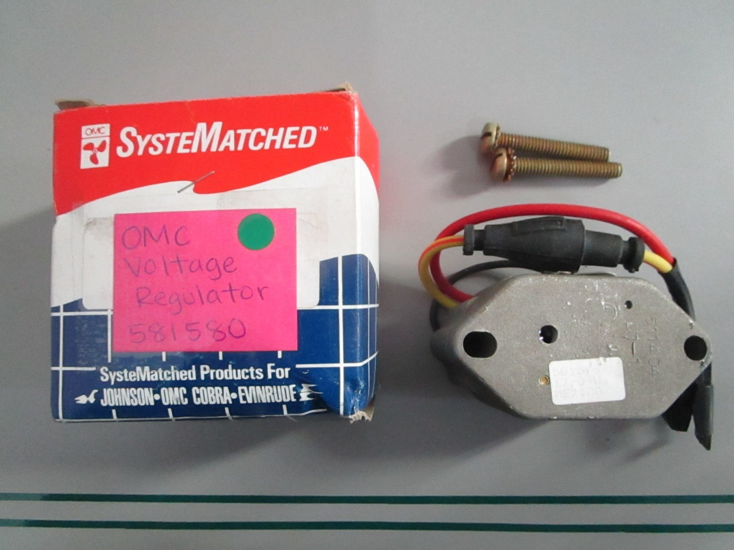 NEW OEM 581580 0581580 OMC Johnson Evinrude Voltage Regulator 0820