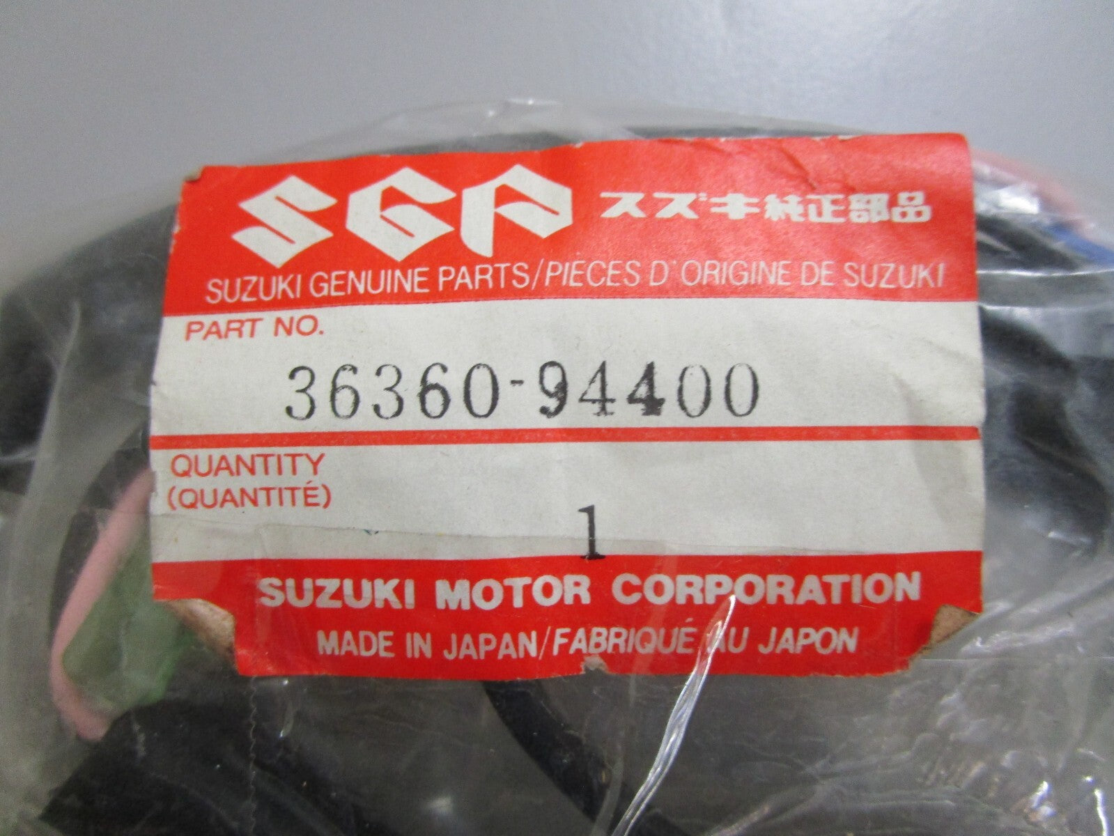 *NEW OEM* 0750 Suzuki OIL WARMING LAMP 36360-94400