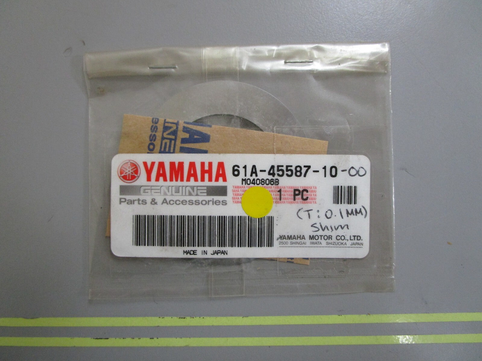 *NEW OEM* 0810 Yamaha (T: 0.1MM) Shim 61A-45587-10-00