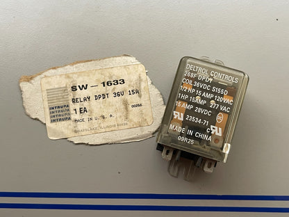 *NEW OEM* 0720 Intrupa Forklift 36V 15A DPDT Relay SW-1633