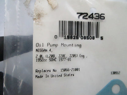 *NEW* 0810 Fel-Pro Oil Pump Gasket 72436