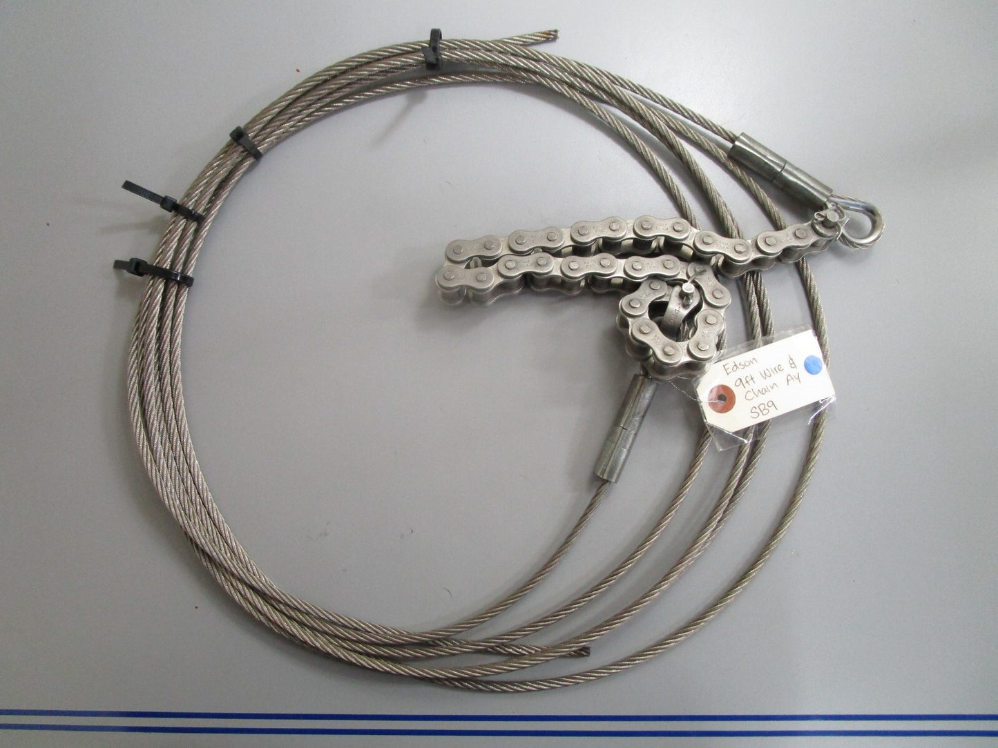 *NEW* 0820 Edson 9ft. Wire & Chain Ay SB9