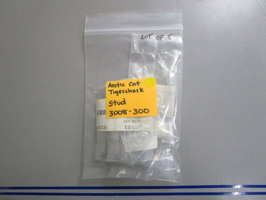 *NEW* (LOT OF 5) 0810 Arctic Cat Tigershark Stud 3008-300