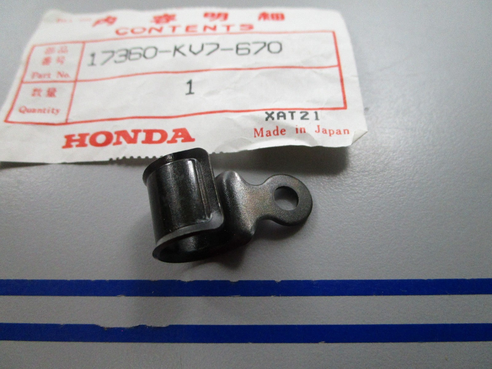 NEW OEM 17360-KV7-670 Honda Drain Tube Clamp 0810