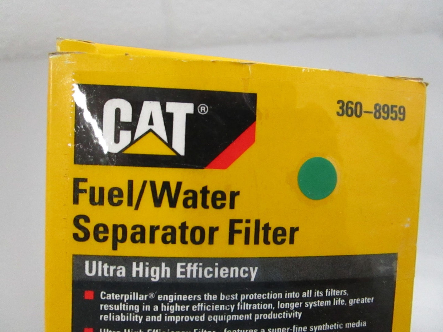 CAT NEW OEM Fuel Filter Element 360-8959 312E 320E 324E 329E C7.1 NOS 0810