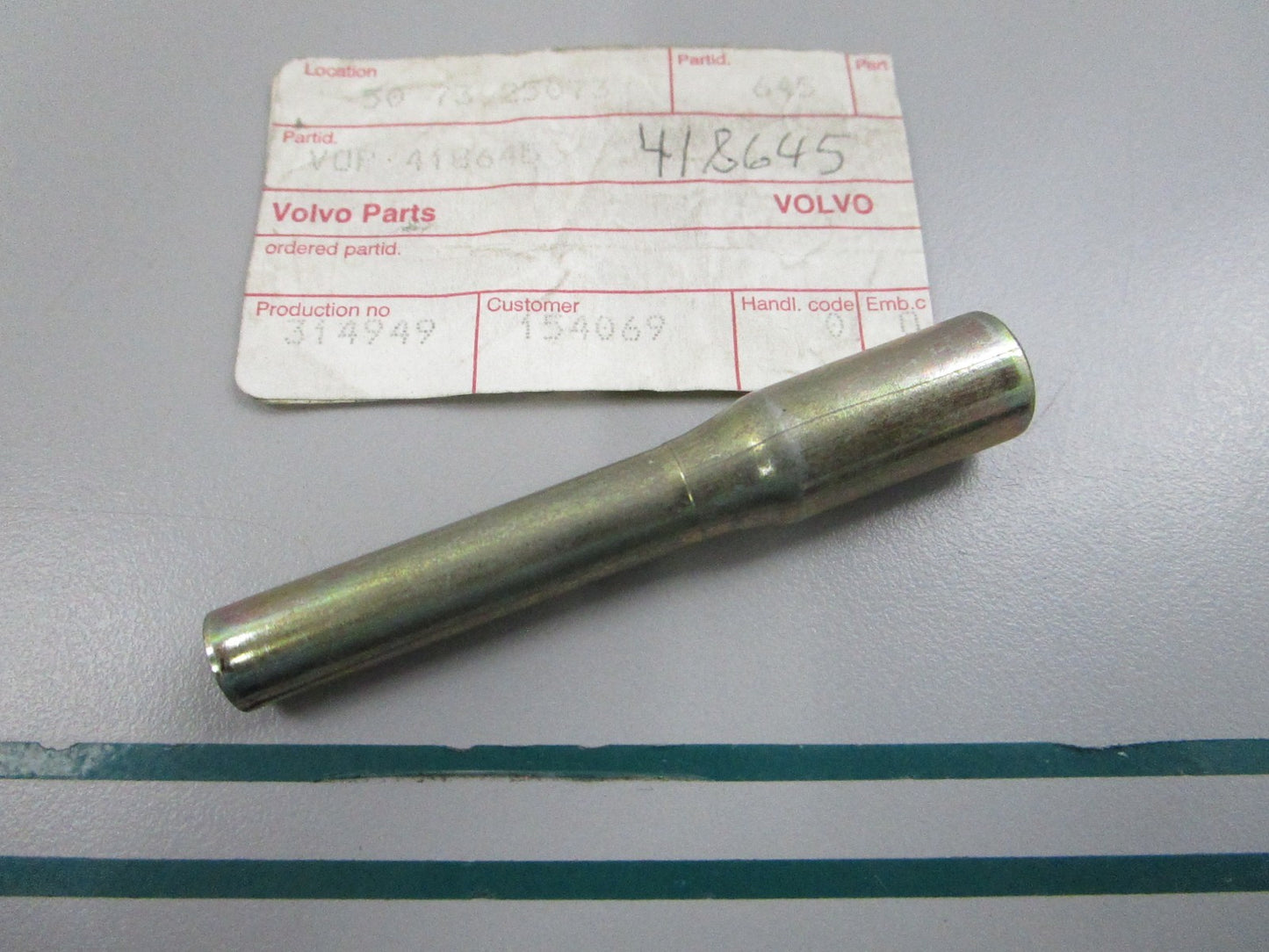 NEW OEM 418645 Volvo Penta Tube 0810
