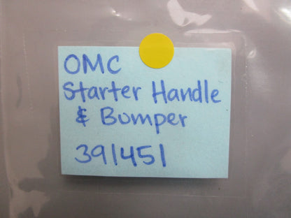 *NEW OEM* 0750 OMC Johnson Evinrude STARTER HANDLE & BUMPER 391451 0391451