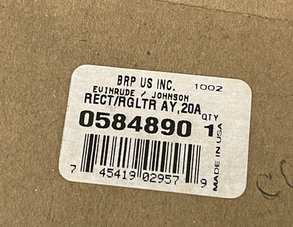 *NEW OEM* 0670 OMC Johnson Evinrude Regulator Rectifier 0584890 584890