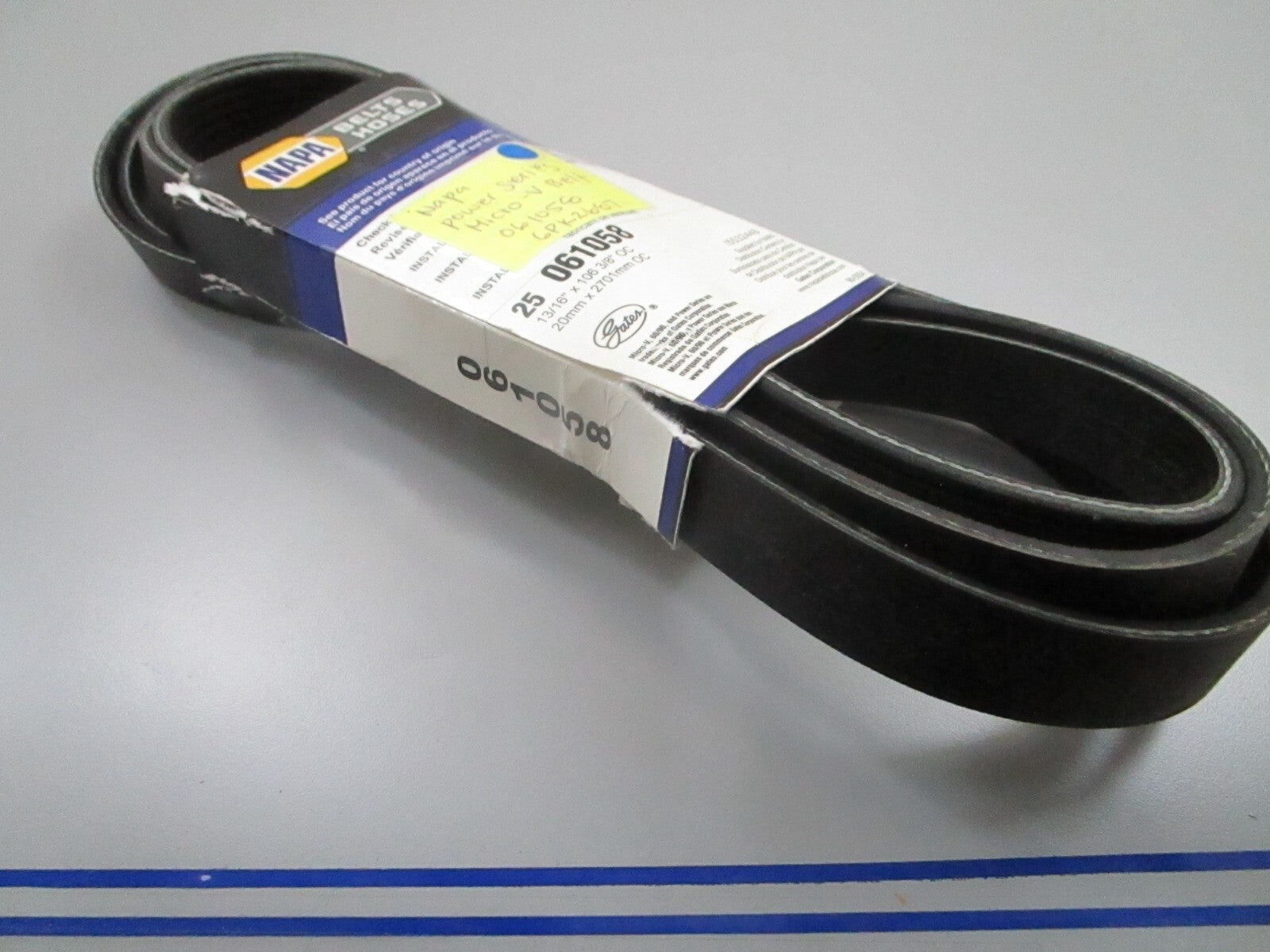 *NEW* 0810 Napa Power Series Micro V-Belt 061058 6PK2687