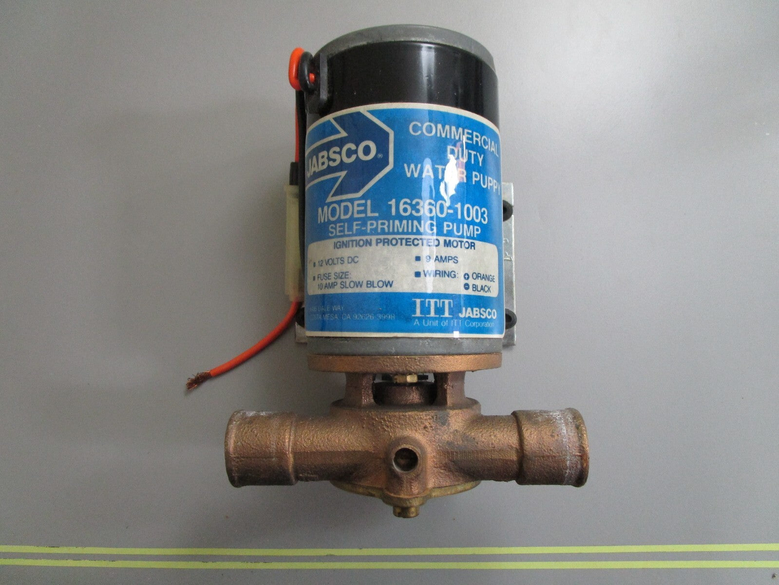 *NEW* 0820 Jabsco Commercial Duty Water Puppy 16360-1003