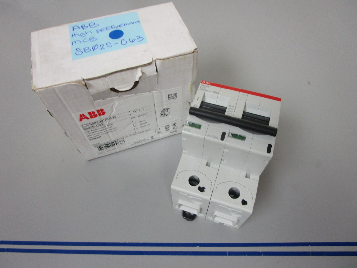 *NEW* 0720 ABB High Performance MCB S802S-C63