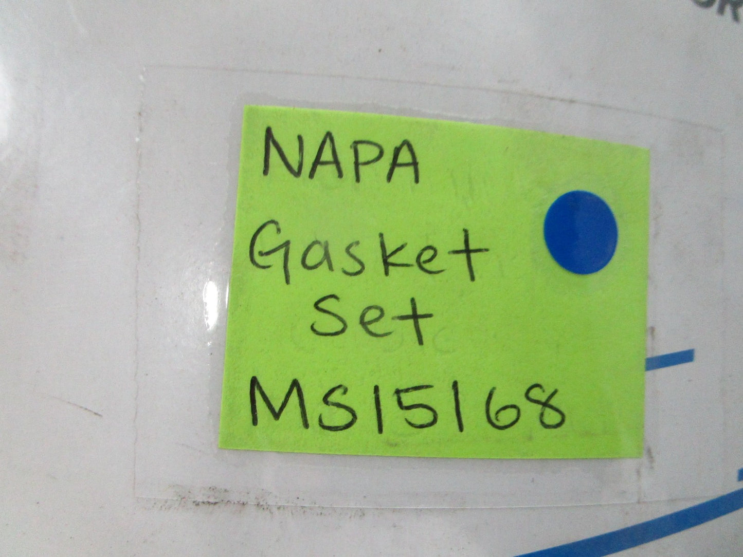 NEW MS15168 NAPA Gasket Set 0810