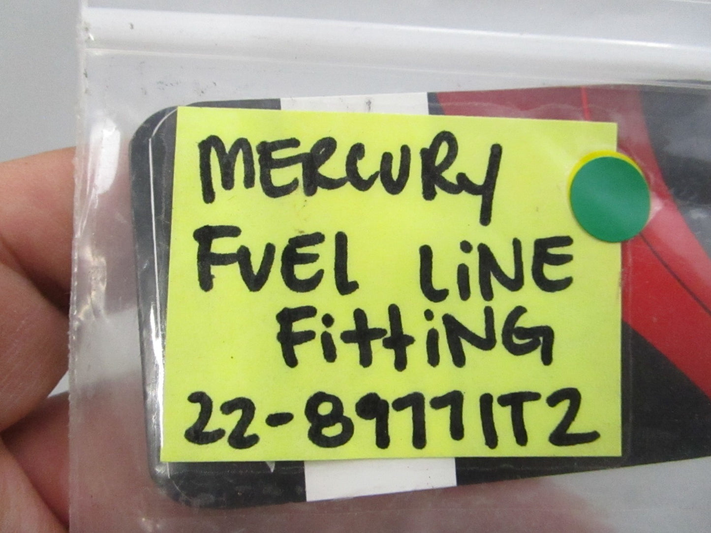 NEW OEM (LOT OF 2) 22-89771T2 Mercury Quicksilver Fuel Line Fitting 0810