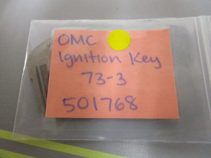 *NEW OEM* 0810 OMC Johnson Evinrude Ignition Key 73-3 501768 0501768