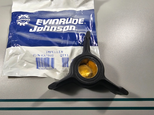 NEW OEM 432941 0432941 OMC Johnson Evinrude Impeller 0810