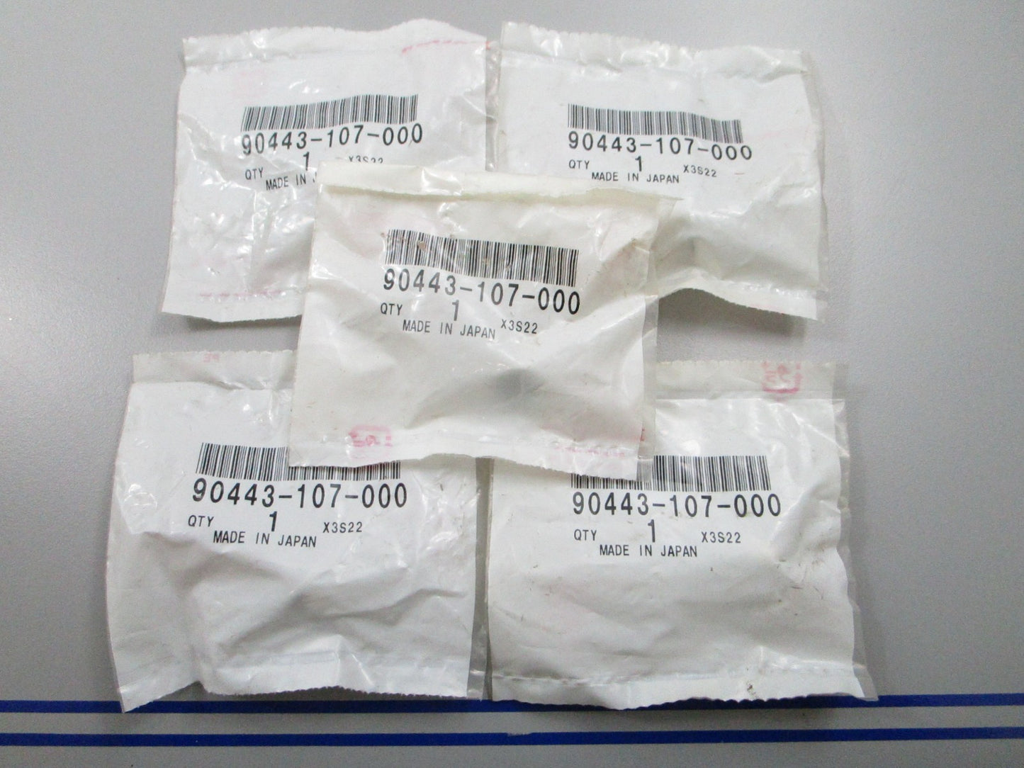*NEW OEM* (LOT OF 5) 0810 Honda Cap Nut 90443-107-000