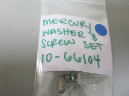 *NEW OEM* (LOT OF 2) 0810 Mercury Quicksilver Washer & Screw Set 10-66104
