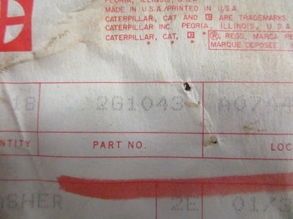NEW OEM 2G-1043 CAT Washer 0820