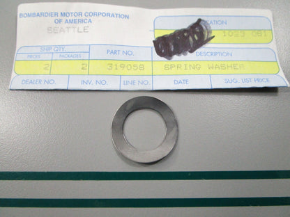 NEW OEM 319058 0319058 OMC Johnson Evinrude Spring Washer 0810