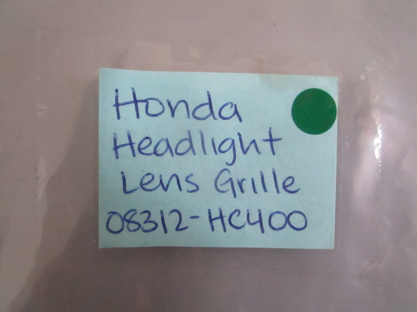 NEW OEM 08312-HC400 Honda Headlight Lens Grille 0820