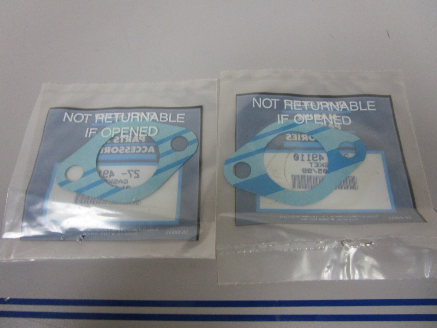 *NEW OEM* (LOT OF 2) 0810 Mercury Quicksilver Gasket 27-49110