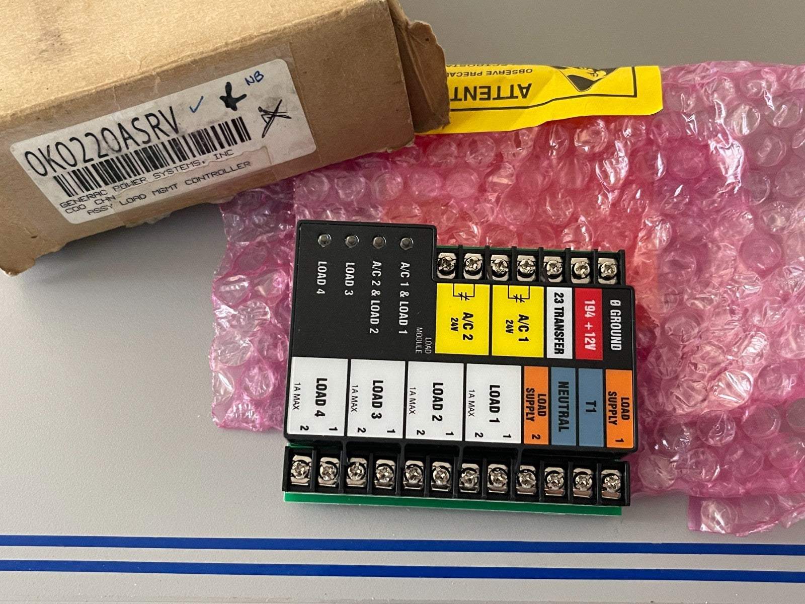 *NEW OEM* 0720 Generac Load Management Controller 0K0220ASRV