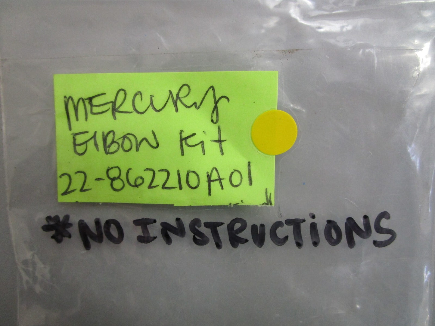*NEW OEM* 0750 Mercury Quicksilver ELBOW KIT 22-862210A01