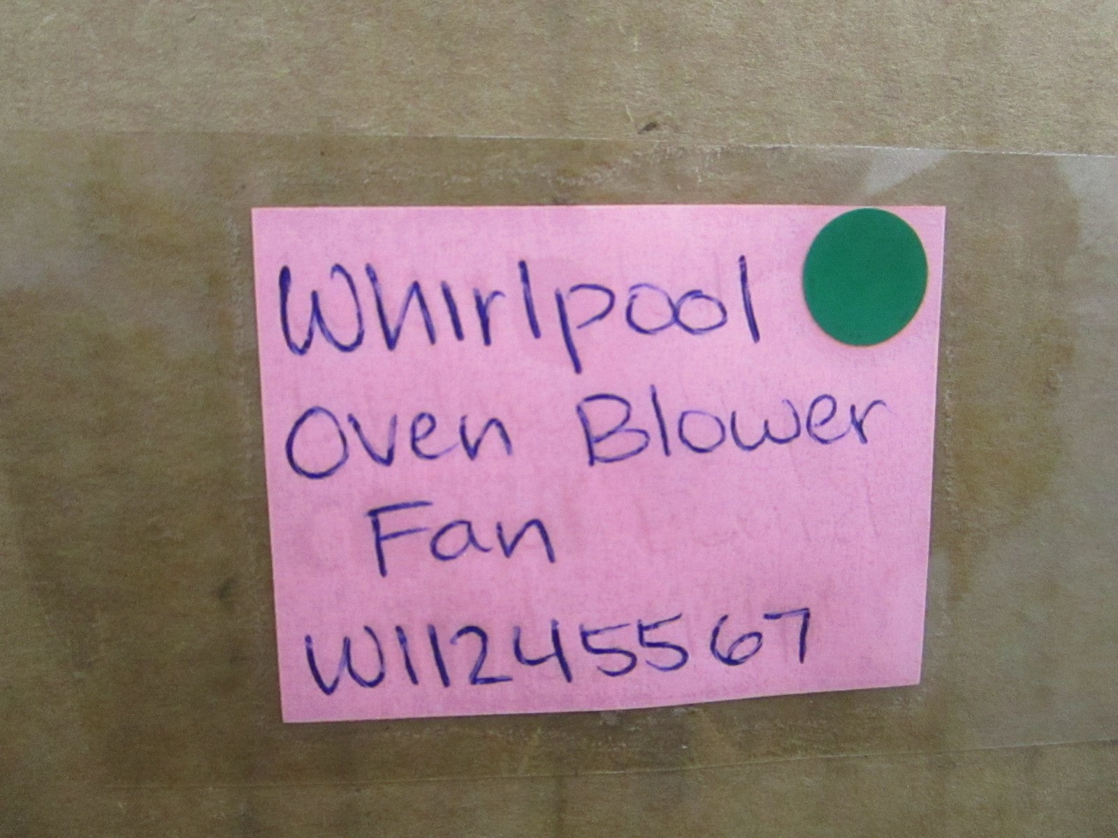 NEW OEM W11245567 Whirlpool Oven Blower Fan 0810