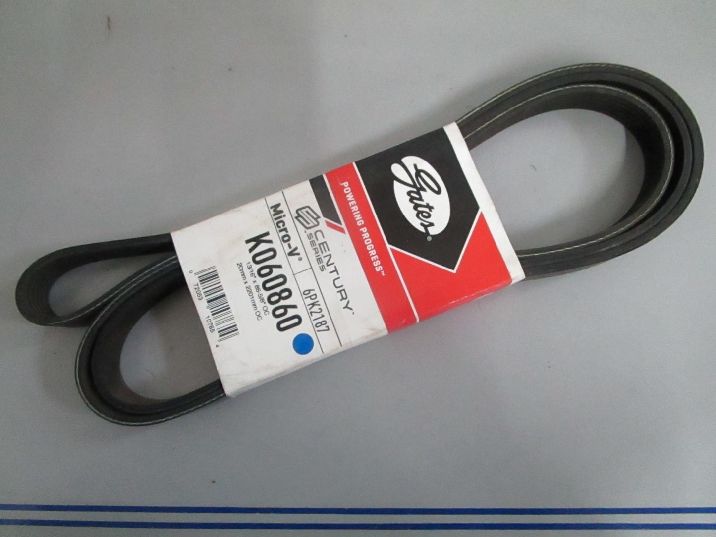 NEW K060860 Gates Century Series Micro-V Serpentine Belt 0820