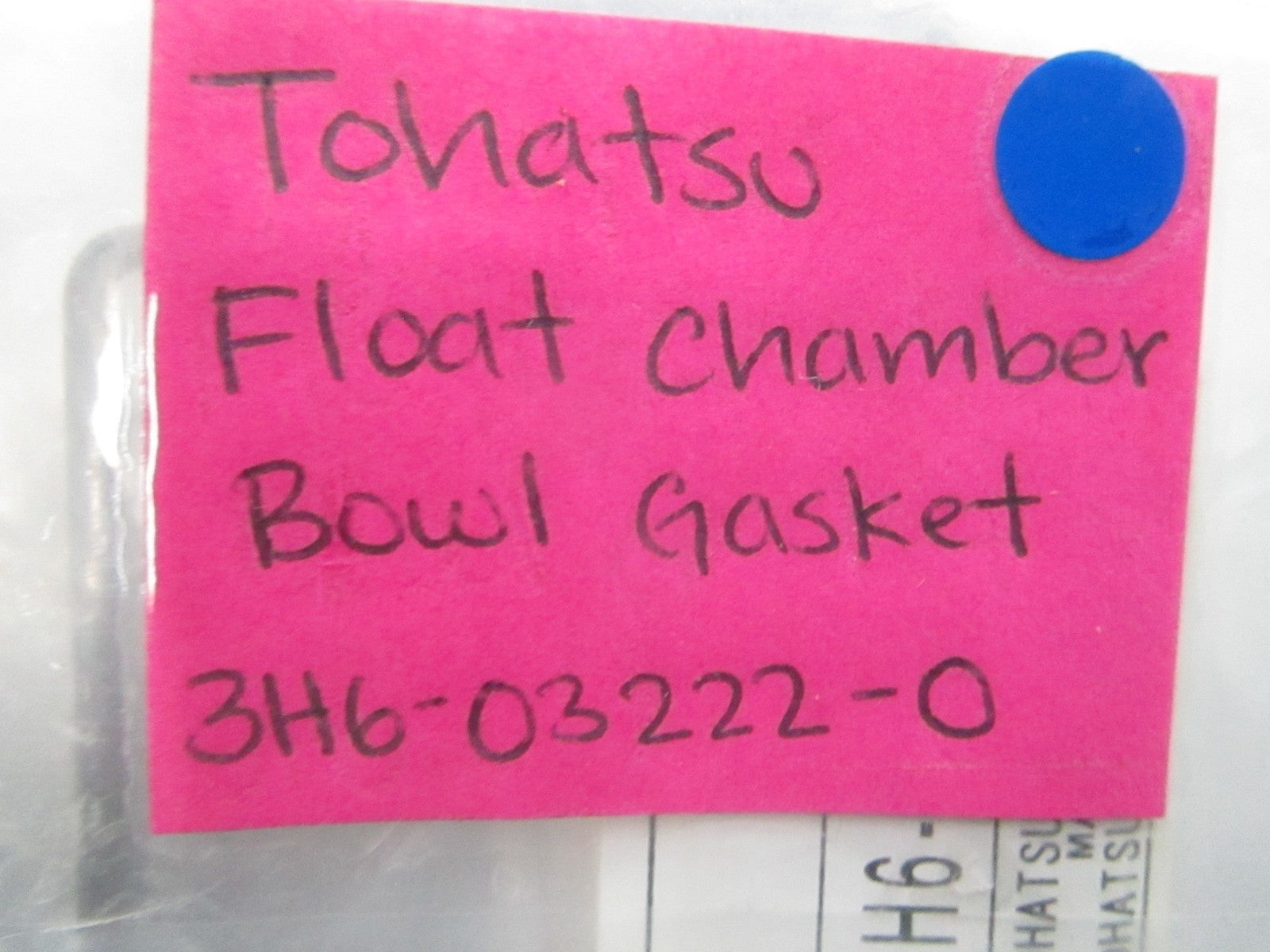 *NEW OEM* 0810 Tohatsu Float Chamber Bowl Gasket 3H6-03222-0 3H6032220