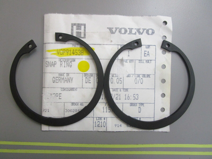 *NEW OEM* (LOT OF 2) 0810 Volvo Penta Snap Ring 914538