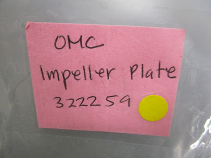 *NEW OEM* 0810 OMC Johnson Evinrude Impeller Plate 322259 0322259
