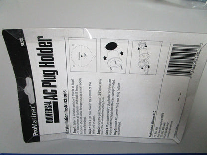*NEW* 0810 ProMariner Universal AC Plug Holder 51202