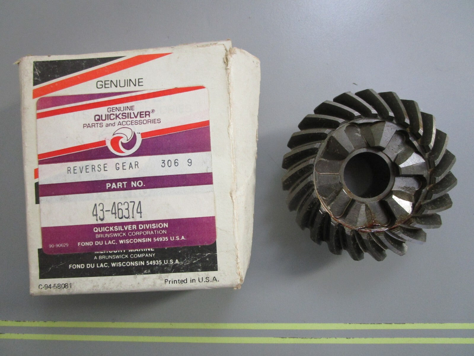 *NEW OEM* 0820 Mercury Quicksilver Reverse Gear 43-46374