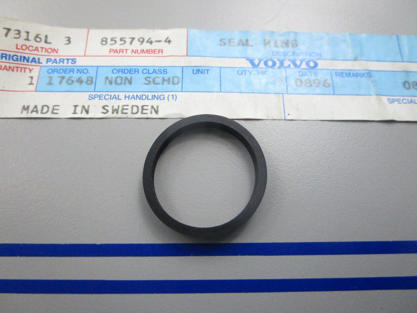 NEW OEM 855794 Volvo Penta Seal Ring 0810