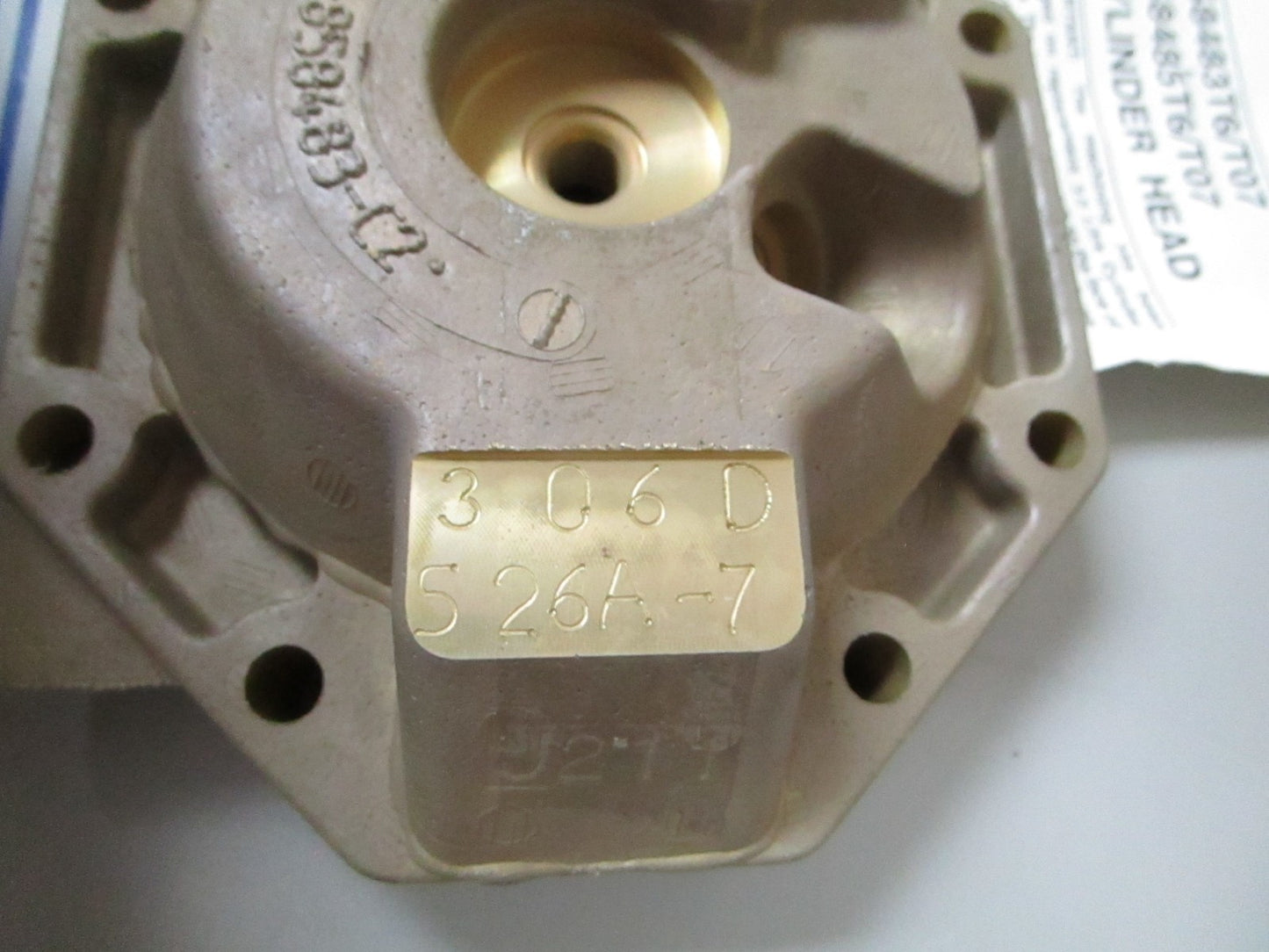 *NEW OEM* 0720 Mercury 200 225 250 DFI Port Cylinder Head 900-858483T07