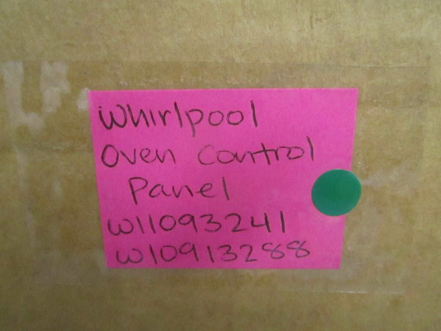 Whirlpool W11093241 NEW OEM Wall Oven Range Control Panel Stainless Steel 0820