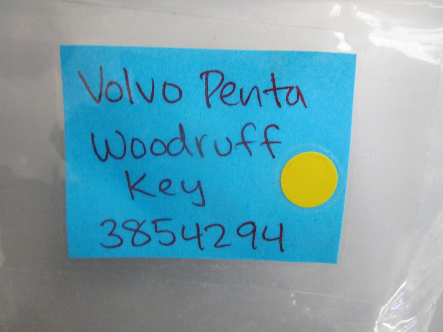 *NEW OEM* (LOT OF 2) 0810 Volvo Penta Woodruff Key 3854294