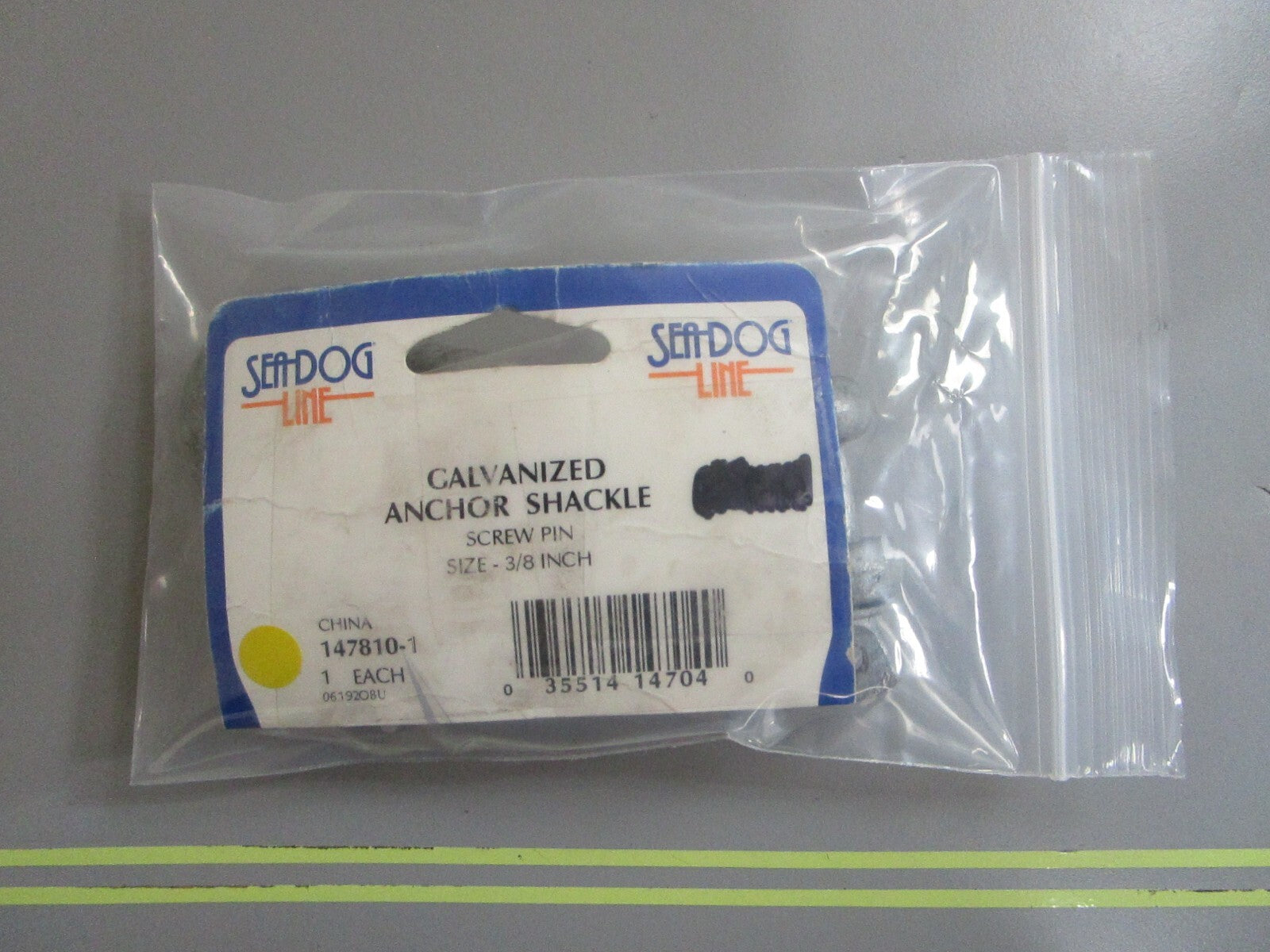 *NEW* (LOT OF 2) 0810 Sea-Dog Anchor Shackle 3/8 Inch Screw Pin 147810-1