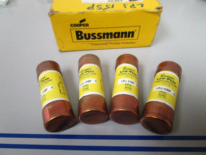 NEW OEM LPJ-15SP Bussman Low-Peak Dual Element Time Delay Fuse (LOT OF 4) 0720