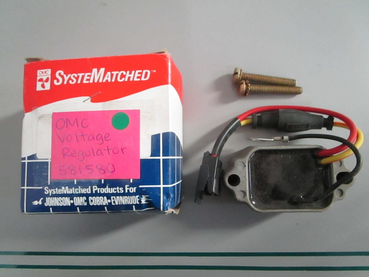 NEW OEM 581580 0581580 OMC Johnson Evinrude Voltage Regulator 0820