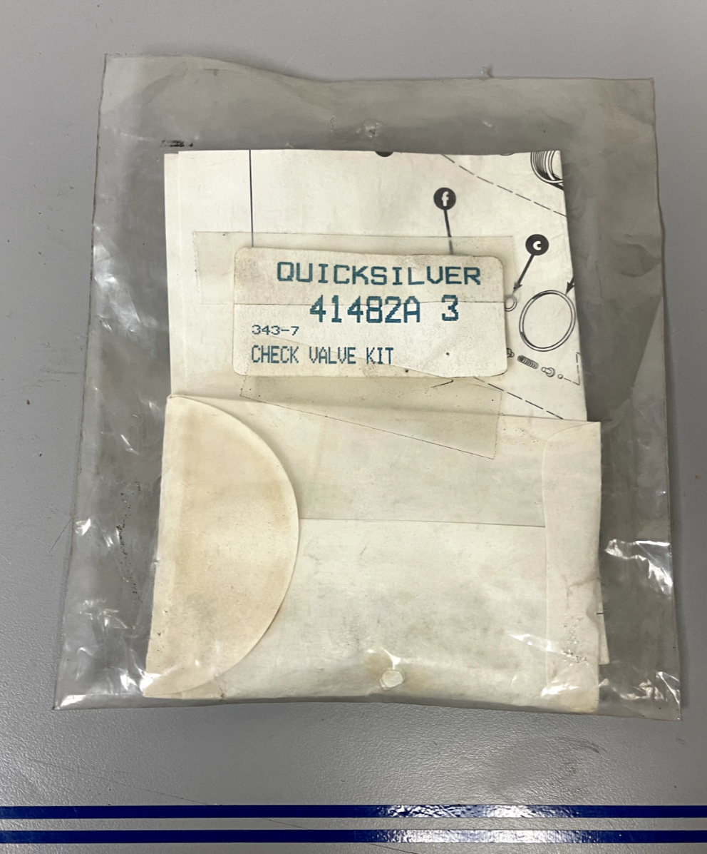*NEW OEM* 0670 Mercury Quicksilver Check Valve Kit 41482A3 41482 A3