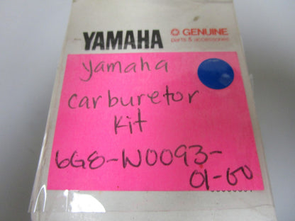 *NEW OEM* 0810 Yamaha Carburetor Kit 6G8-W0093-01-00