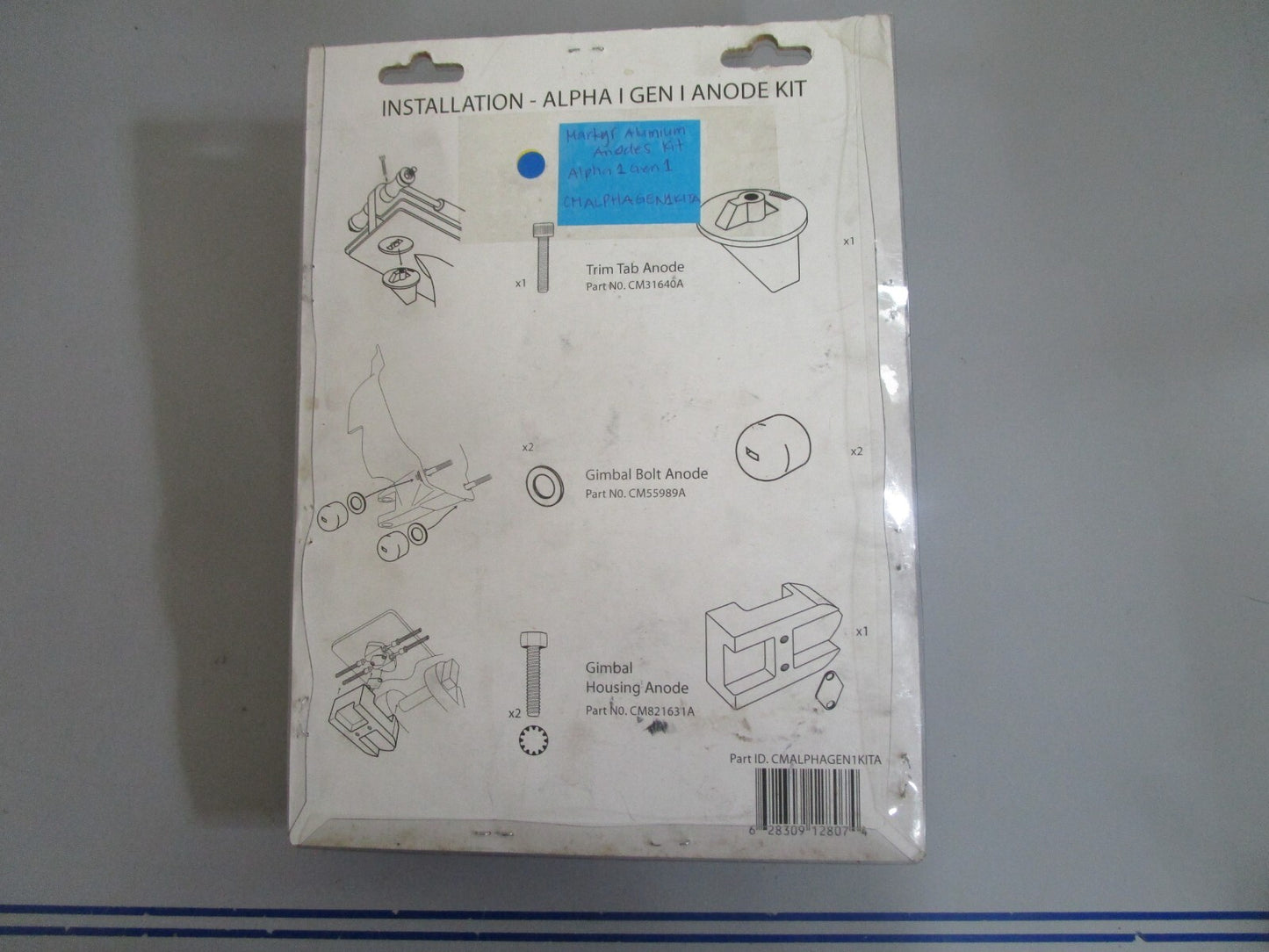 *NEW* 0820 Martyr Aluminum Alpha I Gen I Anode Kit CMALPHAGEN1KITA