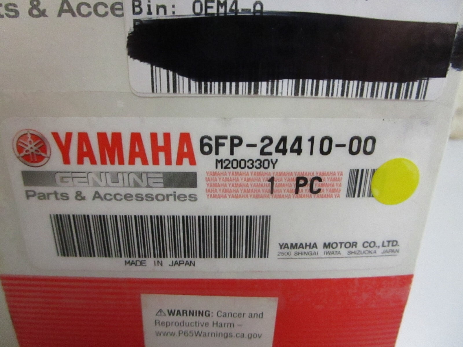 *NEW OEM* 0820 Yamaha Fuel Pump Assy 6FP-24410-00-00